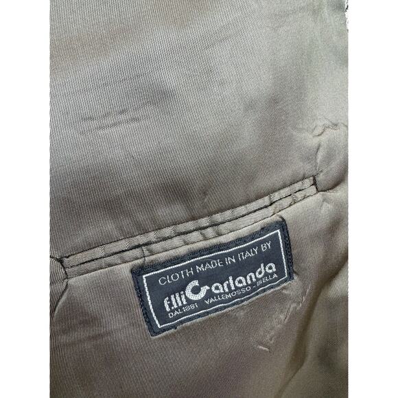 Vintage Nordstrom Blazer Men's 46R Silk & Wool Houndstooth Italian Made in USA - Picture 8 of 9